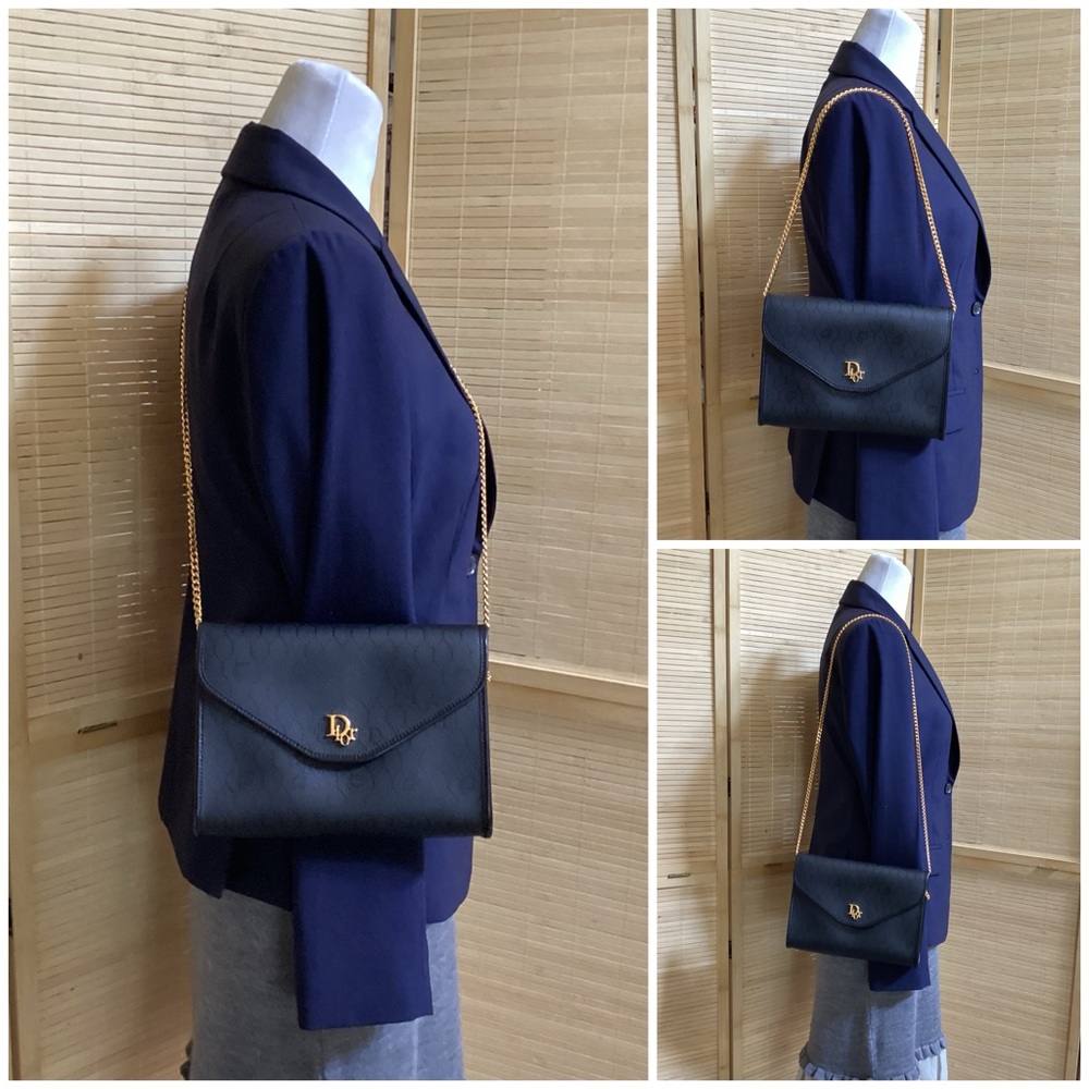 Dior Pre-owned 1980-1990s Mini Honeycomb Chain Shoulder Bag In - Picture 15 of 15